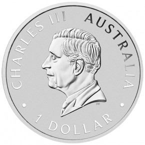 1 oz Silber Perth Mint Koala 2024 mit Charles Effigy  ( diff.besteuert nach §25a UStG )