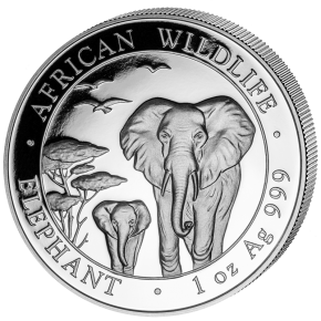 1 oz Silber Somalia Elefant div. Jahre ggf. angelaufen ( diff.besteuert nach §25a UStG )