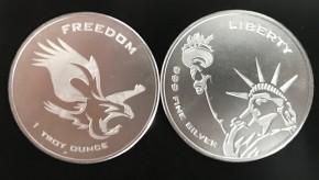 1 oz Silber Rounds oder Barren " Mix USA "  ( inkl. gültiger gesetzl. Mwst )