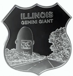 1 oz Silber Icon of Route 66 in Kapsel " mixed States"  ( 19% Mwst )