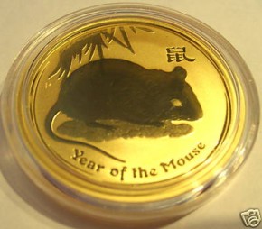 1 oz Gold Perth Mint Serie II oder Serie III " Lunar " gute Qualität in Original Kapsel - Jahrgang / Motiv bei uns
