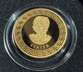 1 oz Gold " 7 Weltwunder der Antike / 7 Wonders of the Ancient World / Temple of Artemis / Tempel der Artemis " max,. 77 Stück / inkl. Box