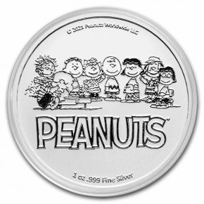 1 oz Silber Snoopy & Charlie Brown " Christmas 2022 " - max 5000 ( Peanuts Series ) ( inkl. gültiger gesetzl. Mwst )