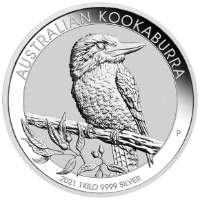 1 Kilogramm / 1000 Gramm Silber Perth Mint  Kookaburra in Originalkapsel div. Jahre ( diff.besteuert nach §25a UStG )