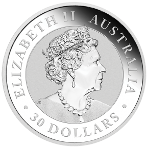 1 Kilogramm / 1000 Gramm Silber Australien Kookaburra 2022 in Kapsel - Neuware ( diff.besteuert nach §25a UStG )
