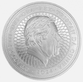 1 oz Silber Tristan Da Cunha " One Laurel / King " geprägt bei Commonwealth Mint / Heimerle und Meule Gruppe