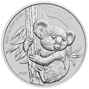 1 oz Silber Perth Mint Koala 2024 in Original-Kapsel Australien / Australia aktuell mit Charles Effigy