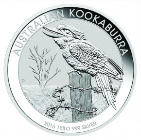1 Kilogramm / 1000 Gramm Silber Perth Mint  Kookaburra in Originalkapsel div. Jahre ( diff.besteuert nach §25a UStG )