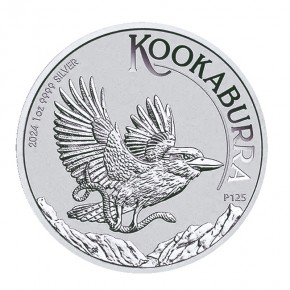 1 oz Silber Perth Mint Kookaburra 2024 ( diff.besteuert nach §25a UStG )