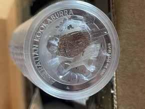 10 X 1 oz Silber Kookaburra 2019 in Kapsel ( diff.besteuert nach §25a UStG )