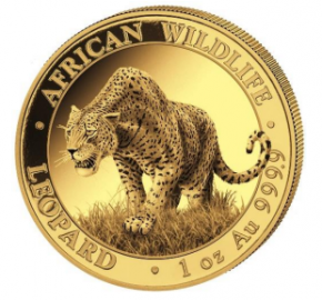 1 oz Gold Somalia Leopard in Kapsel 2023 - max 1.000