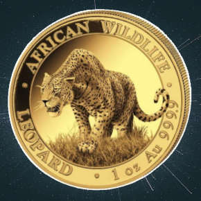1 oz Gold Somalia Leopard in Kapsel 2023 - max 1.000