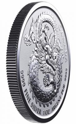 1 oz Silber Canada " Lucky Dragon High Relief  " div. jahre  ( diff.besteuert nach §25a UStG )