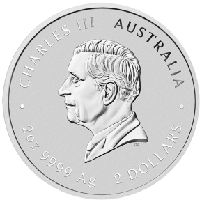 2 oz Silber Perth Mint Lunar 2026 Pferd / Horse  in Kapsel inkl. Charles III Effigy