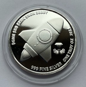 1 oz Silber Proof Wallstreetbets Patriotic Coins in Kapsel ( inkl. gültiger gesetzl. Mwst )