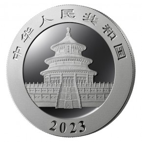 30 Gramm Silber China Panda 2023 in Kapsel ( diff.besteuert nach §25a UStG )