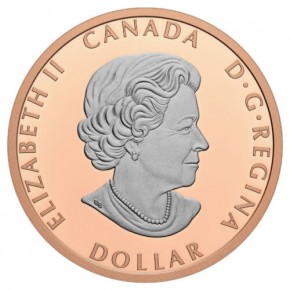 1 oz Silber Peace Dollar Ultra High Relief Canada Rose-Gold überzogen 2023 inkl. Box/COA (diff.besteuert nach §25a UStG)