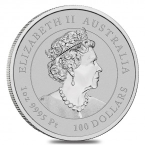 1 oz Platin Perth Mint Lunar Ochse 2021 - max 5.000