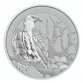 1/2 oz Platin Perth Mint White Bellied Sea Eagle