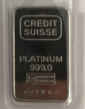 100 Gramm Platin Barren div Hersteller / LPPM zertifizierte Hersteller