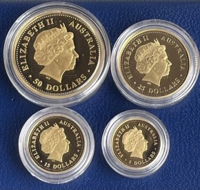 1/10 oz Gold Proof Perth Mint 2002 Kangaroo / Känguru - entnommen aus einem Proof Set - max. 515 Stk