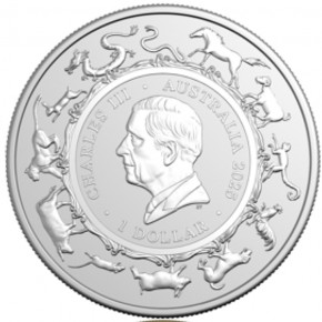 1 oz Silber Lunar Schlange 2025 Royal Australian Mint in Kapsel ( diff.besteuert nach §25a UStG )