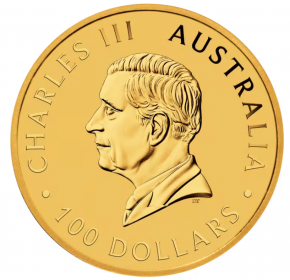 1 oz Gold Perth Mint 125 Jahre Anniversary / Jubiläum 2024 in Kapsel - max. 25.000 ( Charles Effigy  )