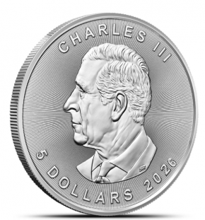 1 oz Silber Canada Maple Leaf 2026 / Charles Effigy