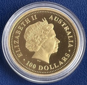 1 oz Gold Proof Perth Mint Goldschürfer / Prospector 2002 - entnommen aus einem Proof Set - max. 515 Stk
