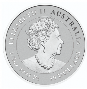1/2 oz Platin Perth Mint White Bellied Sea Eagle