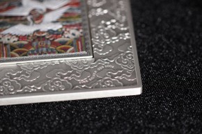 300 Gramm Silber & 1 oz Korea Silber Joseon Rank Badge & The Royal Seal Silber Coin-Bar Set  Antique-Finish Colored - max  299 Stück ( inkl. gesetzl. Mwst )