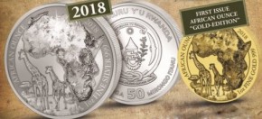 1 oz Silber Ruanda Mix gute Qualität in Folie oder Kapsel ( diff.besteuert nach §25a UStG )