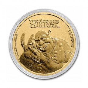 1 oz Gold Niue Shrek 20th Anniversary - max 200