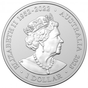 1 oz Silber Royal Australian Mint Antarctic Territory - Humpback hale / Buckelwal in Kapsel ( diff.besteuert nach §25a UStG )