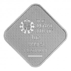 1 oz Platin Square Bar Royal Mint - Completer im Blister - max. 1.500
