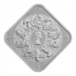 1 oz Platin Square Bar Royal Mint - Completer im Blister - max. 1.500
