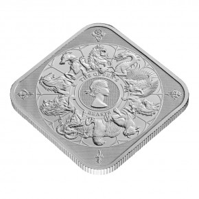 1 oz Platin Square Bar Royal Mint - Completer im Blister - max. 1.500