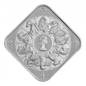 5 oz Silber Barren The Royal Mint " Completer - Square Bar " - max. 10.000 Stück