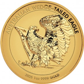 1 oz Gold PF70 Perth Mint im Slab FDI Ultra High Relief Perth Mint " Wedge Tailed Eagle 2025 " - max. 500 Stk gesamt