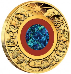 1 oz Gold Proof Perth Mint  Wonders of Australia " OPAL " inkl BOX/COA ( max 200 Stk )