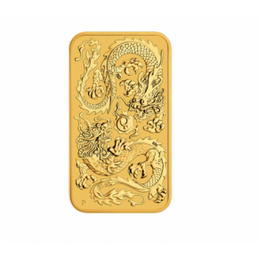 1 oz Gold Perth Mint Dragon Rectangular div. Jahre in Kapsel - max. 8888 je Jahrgang