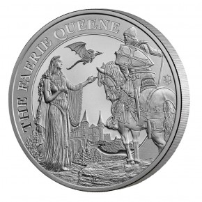 1 oz Silber East India Company Sankt Helena 2023 Faerie Queene Series  " The Legende of the Redcrosse Knight and Una " - max. 5.000  ( inkl. gültiger gesetzl. Mwst )