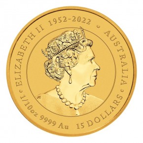 1/10 oz Gold Perth Mint " Lunar III Dragon / Drache 2024 " in Kapsel