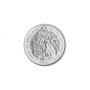 1 oz Platin Tudor Beast Mix / gute Qualität  ( diff.besteuert nach §25a UStG )