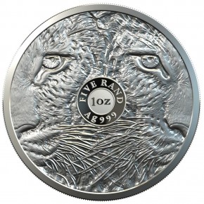 2 X 1 oz Silber Leopard Big Five und Krügerrand Privy Leopard South African Mint / 1te Serie - max 1000 ( diff.besteuert nach §25a UStG )