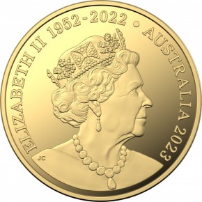 1/10 oz Gold Proof 30th Anniversary  " Mob of Thirty " 2023 in Original Kapsel / Box und COA mit C Mintmark / Australien