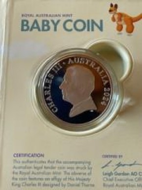 1 oz Silber Royal Australian Mint Australien Proof Baby Coin PROOF inkl. BOX ( diff.besteuert nach §25a UStG )