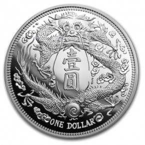 1 oz Silber China " double sealed " Dragon Dollar oder Auto Dollar ( inkl. gültiger gesetzl. Mwst ) - max 5000 Stk je Motiv