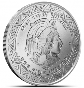 1 oz Silber USA Aztec Calendar 2026 - Silvertowne Round
