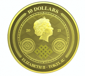 1/10 oz Gold Tokelau Prooflike " Chronos " - max.1000 Stk
